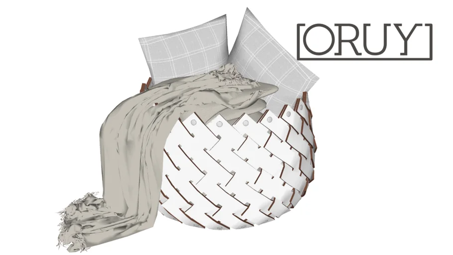 Cesto Gioello G - Oruy cesta manta almofada decor decoração