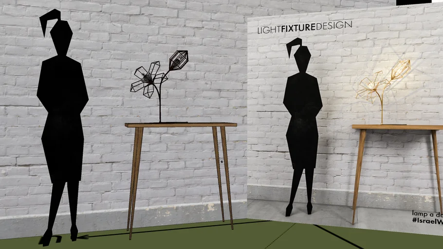 Design Modern light fixture BY Israel Wittow Nu. 13
