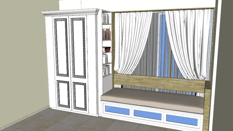 Classical Bedroom Cabinet Design