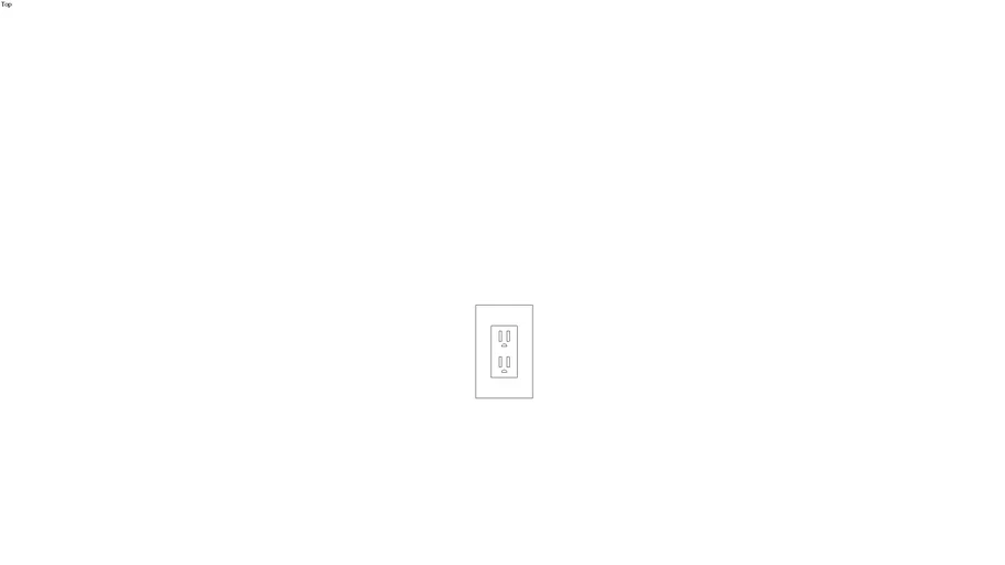 2D Power Electric Outlet - US Decora Style