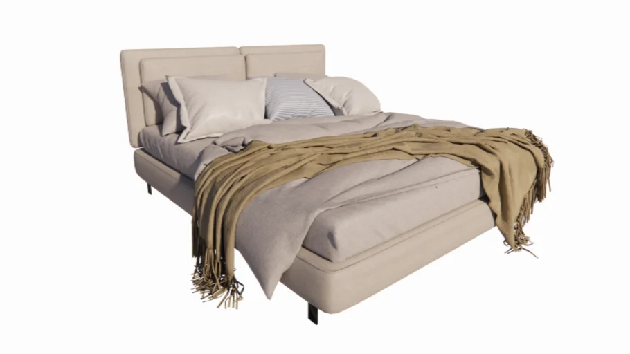 Japandi bed