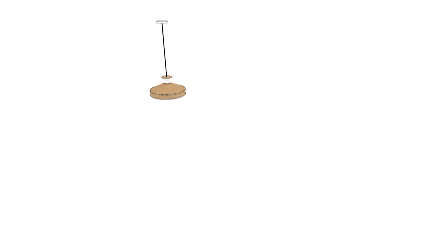 Ebom Rattan pendant lamp