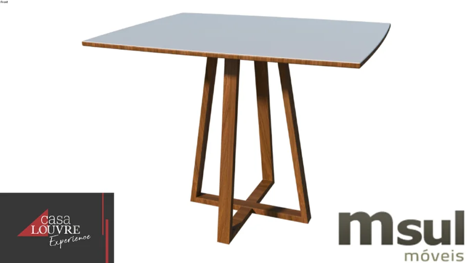 MESA DE JANTAR "106" (TAMPO BARRIL) - MSUL MÓVEIS