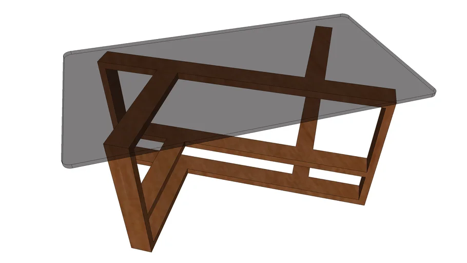 Glass Top Centre Table