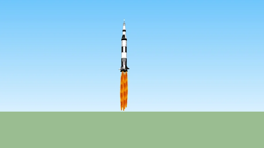 saturn v rocket take off!!!!!!!!!