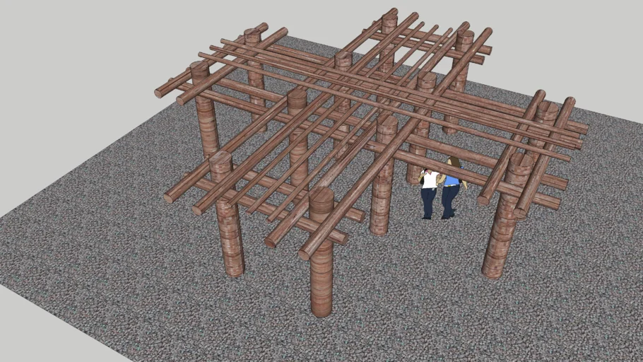 Bamboo Pergola
