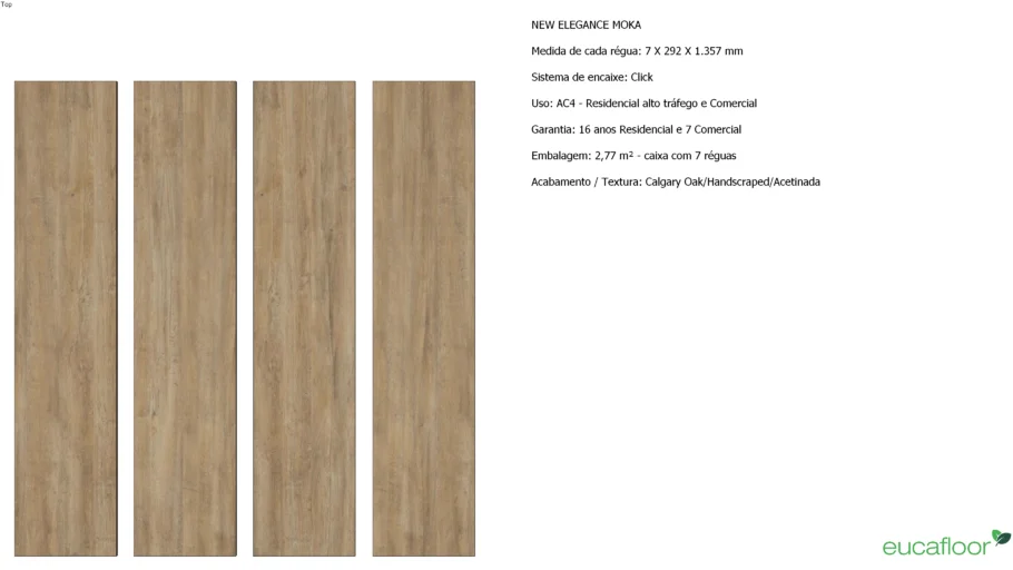 Eucafloor Piso Laminado New Evidence Moka| Eucatex