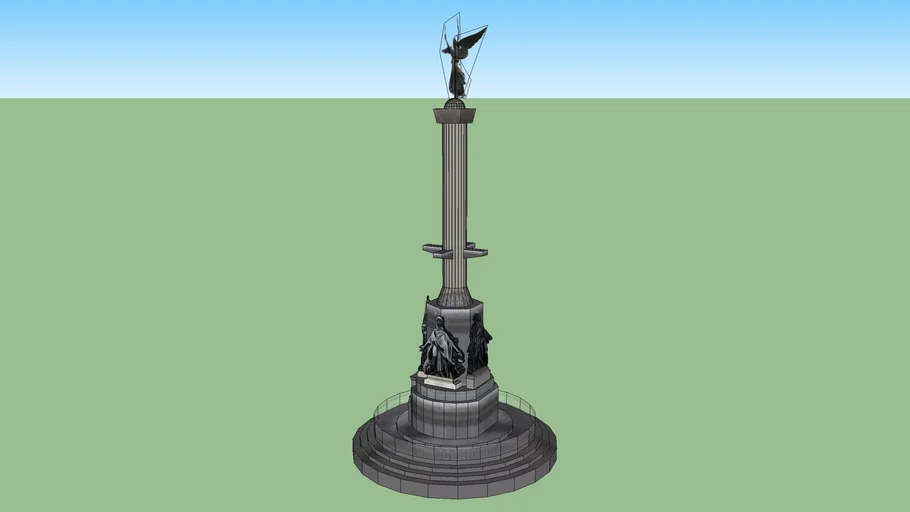 Monumento de la Plaza Dos de Mayo, Lima, Perú.