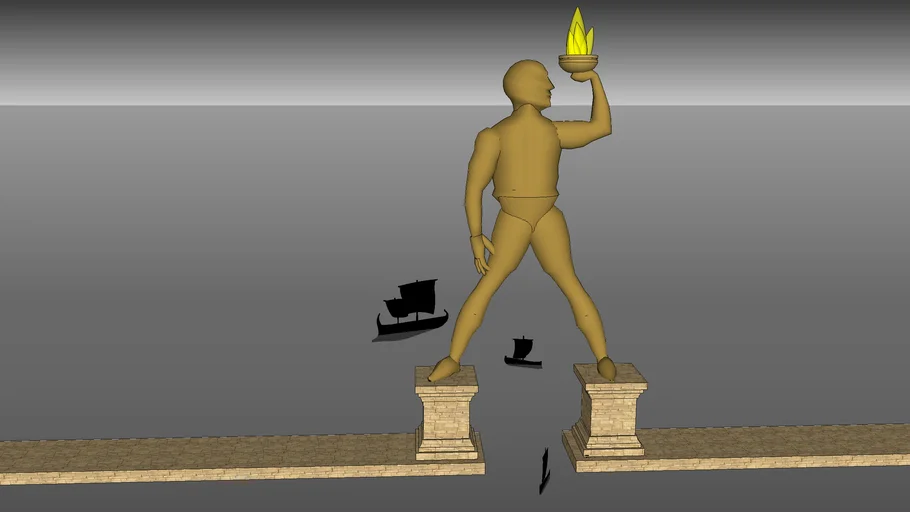 3dchallenge26 - The Colossus of Rhodes