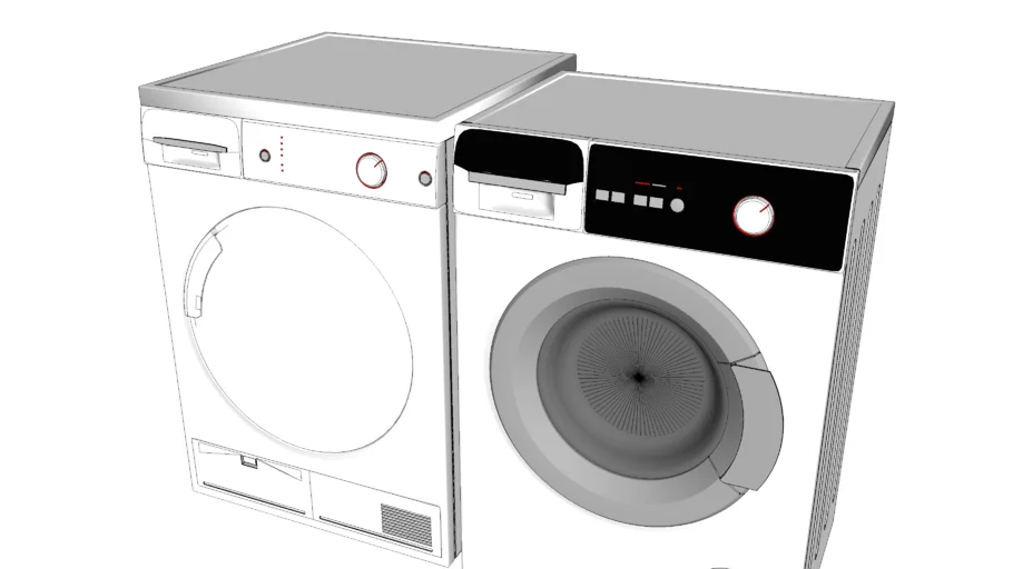 washer and dryer