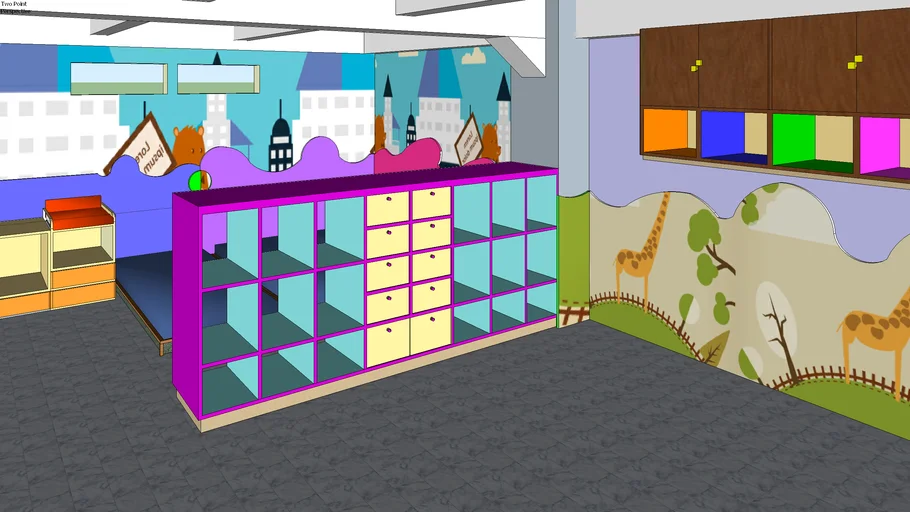 Children daycare interior