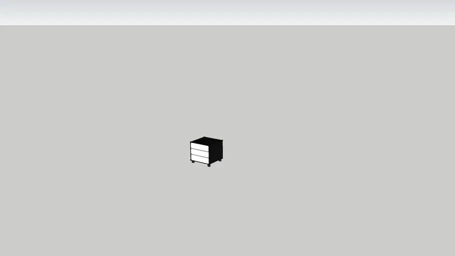 Movable Undertable Cabinet