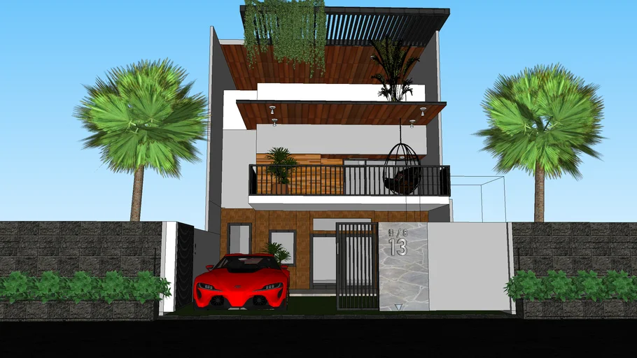 Simple minimalist house design