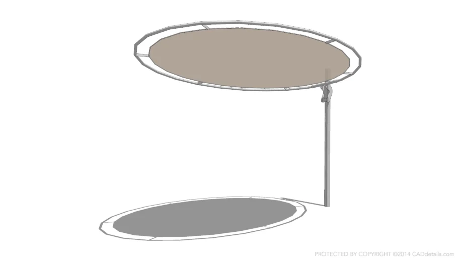 Umbrosa Eclipse Side Post Umbrella