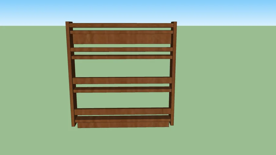 Wall Kitchen spice rack with back support Tina M Norton