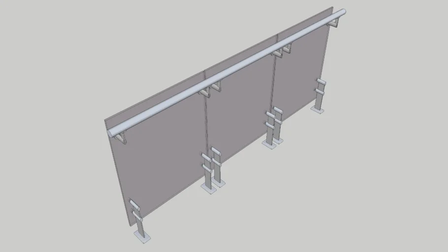 Glass railing