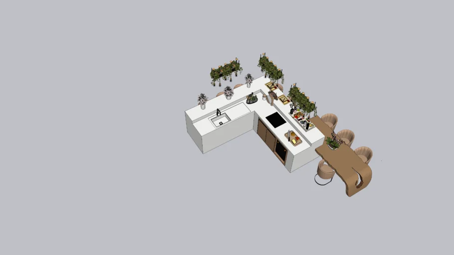 balcão de cozinha
