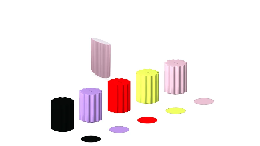 Kartell COLONNA Stool - Ettore Sottsass
