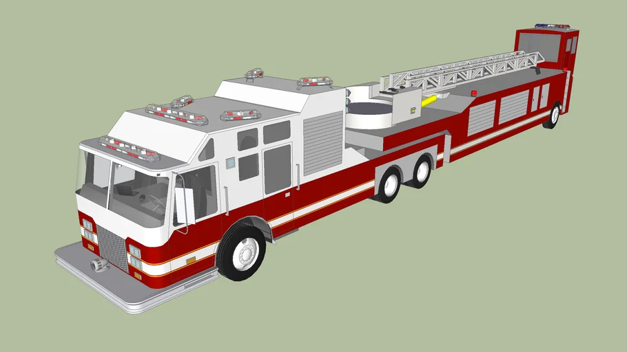 Tiller Ladder Truck
