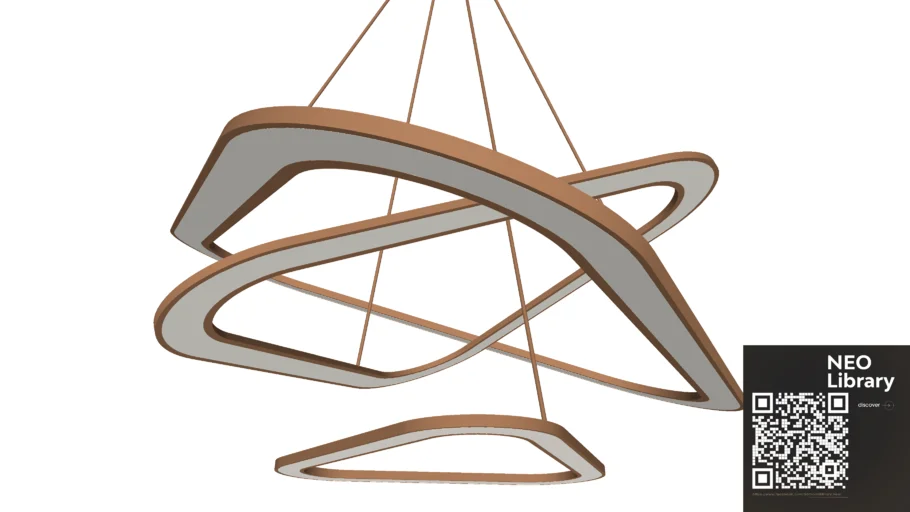 Modern Ring Metal Chandelier