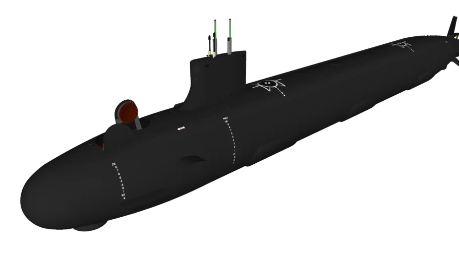 Virginia Class Submarine  Block III -  USS North Dakota (SSN-784)