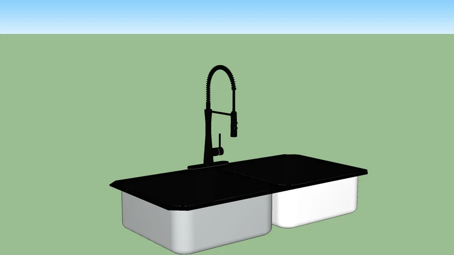 Chrome sink for kithen