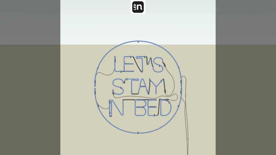 LETREIRO LED NEON REDONDO