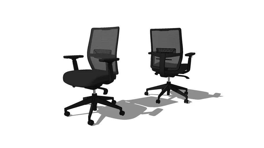Haworth - Aloha Active chair Model by Pooh