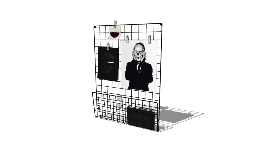 Wire Grid Noticeboard set