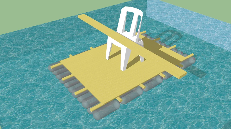 Plastic Bottle Raft | 3D Warehouse