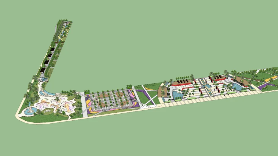 A Park in Sustainable-urban  Scenic Area