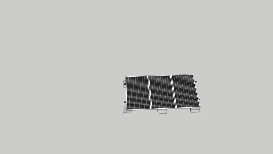 PANELES SOLARES CON ESTRUCTURA