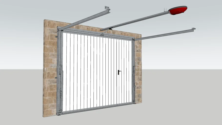 PORTE DE GARAGE BASCULANTE MOTORISEE