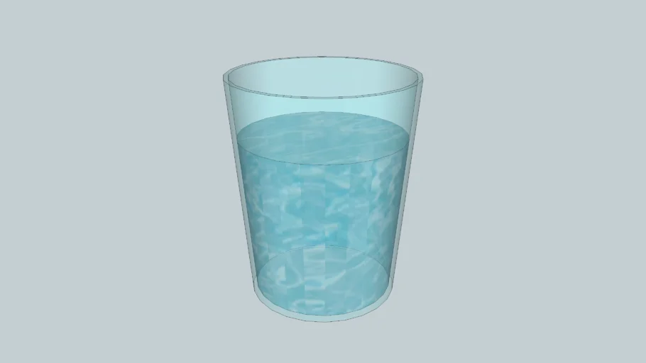 Drinking glass of water - Model - 3D Warehouse