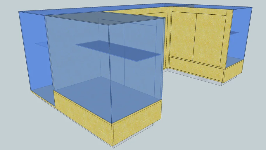 MODULO ISLA PARA PLAZA COMERCIAL