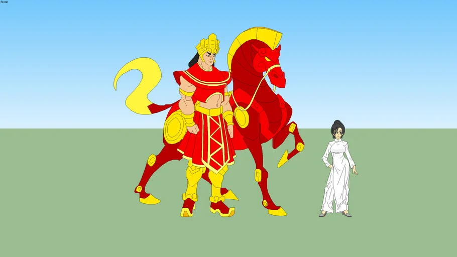 2d Saint Gióng - Vietnamese folk hero