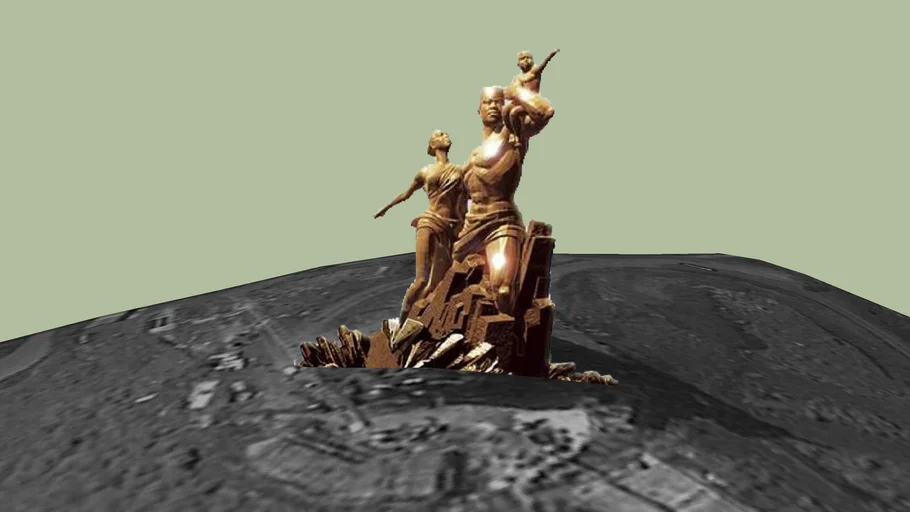 African Renaissance monument provisional (Sprite)