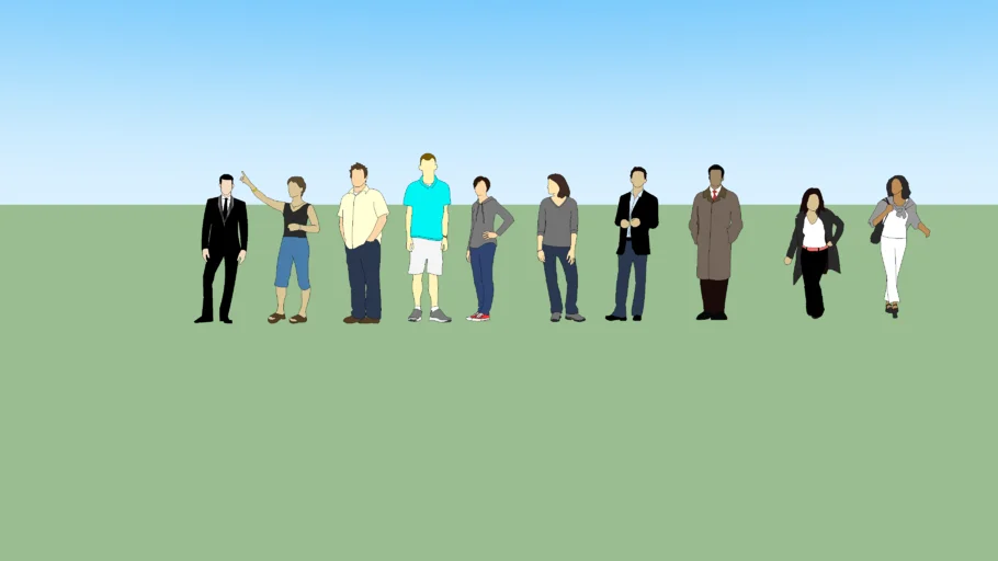 2D Human Models Packet