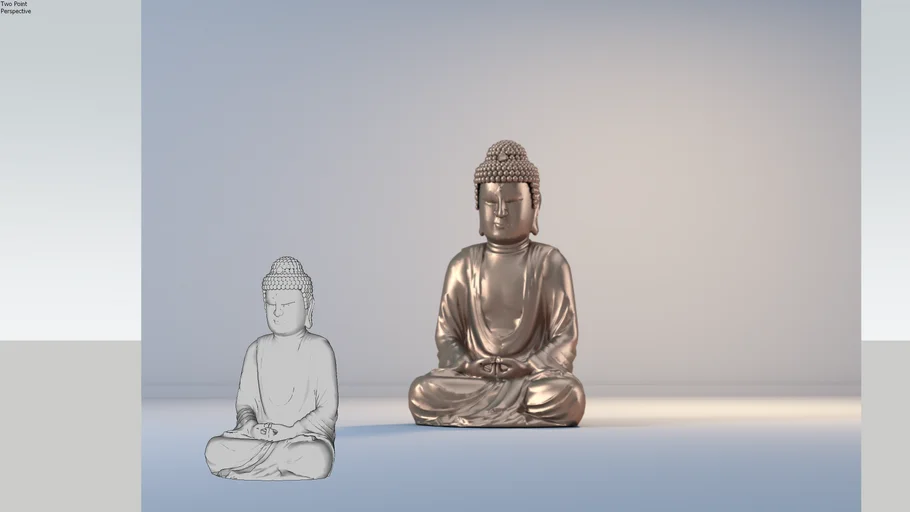 Budha Sculpture - STACHU | 3D Warehouse