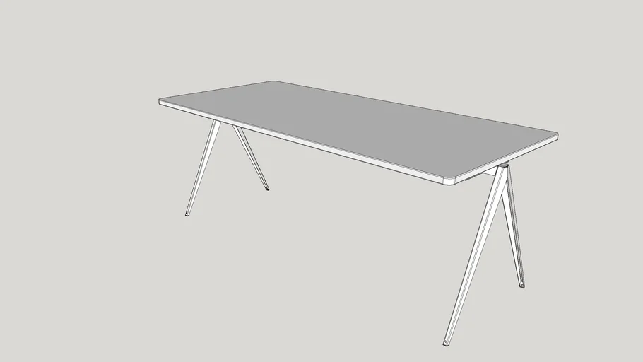 TD4 Table  - From school table to Design dining table