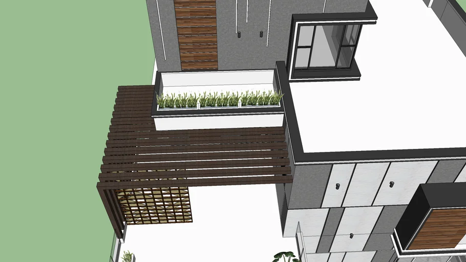 complete modern facade