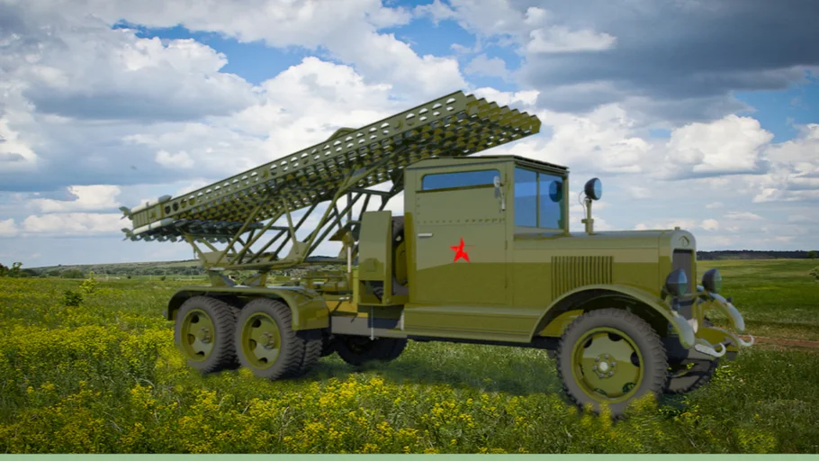 Katyusha /Катюша (little cat) RED ARMY WW 2 - ROCKET LAUNCHER - type M ...