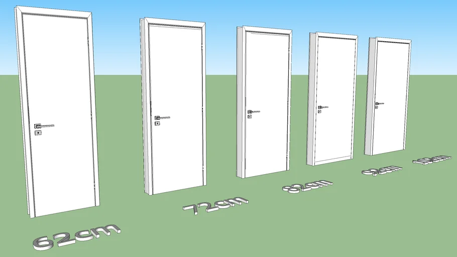 Portas dos tamanhos padõres