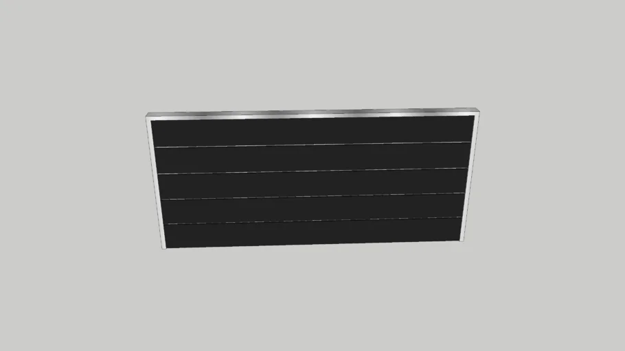 GARAGE DOOR BLACK