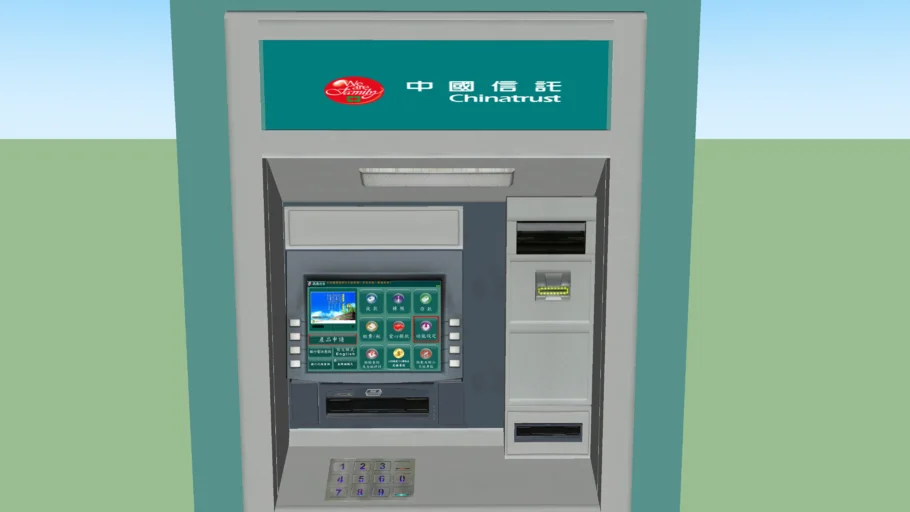 ATM   Automated Teller Machine    自動取款機    自動提款機 中國信託   CTBC Bank