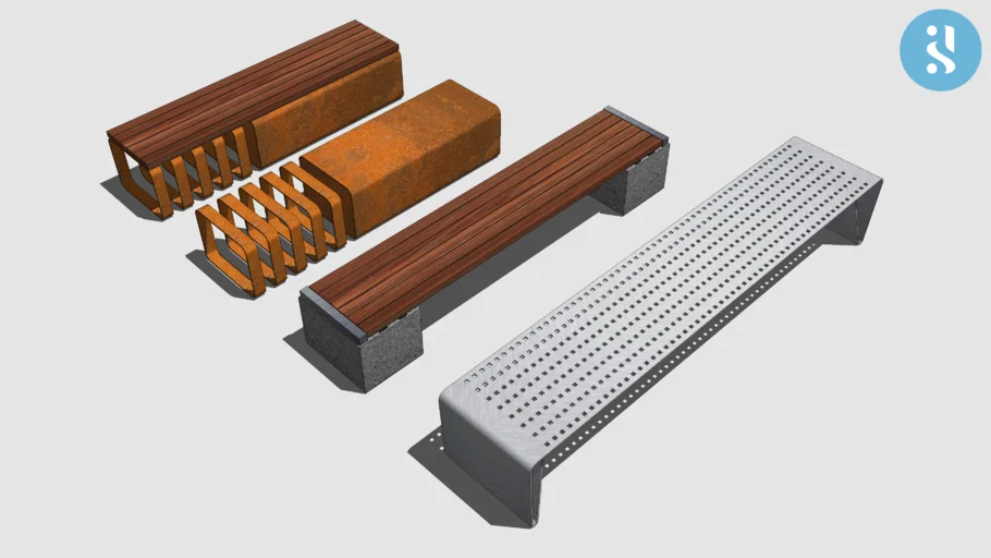 Several benches