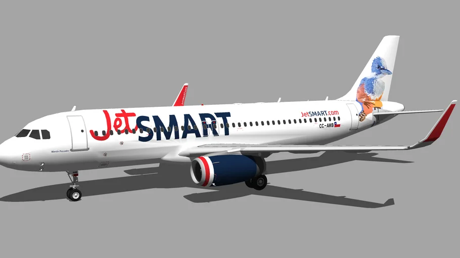 JetSmart ''Martin Pescador'' (CC-AWB) - Airbus A320-232 (2017)