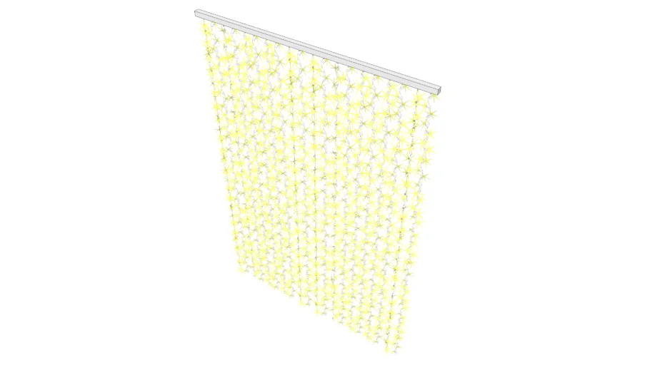 LED fairy light curtain