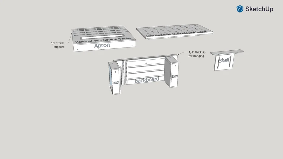 Shaper Origin Workholding Workstation