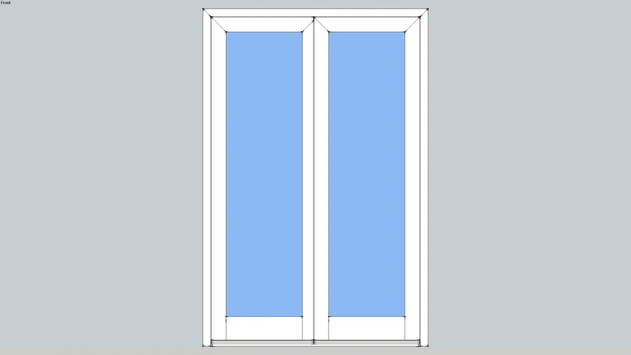 Aluminium Double Door